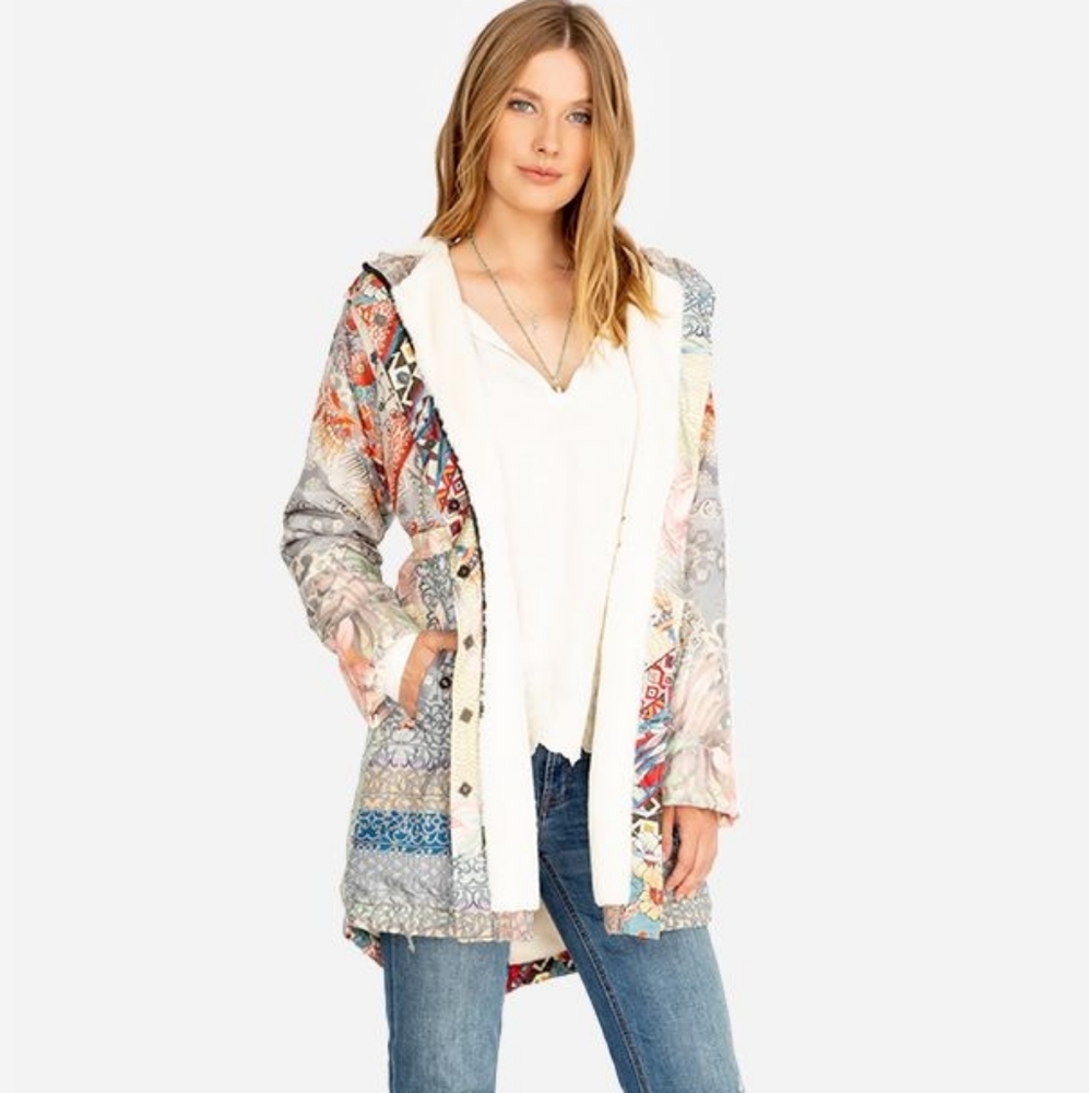 Johnny Was Thai Anorak Jacket Multicolor